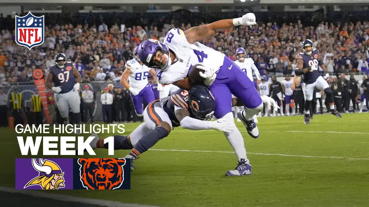 Minnesota Vikings vs Chicago Bears Game Highlights | NFL 2025 Season Week 1