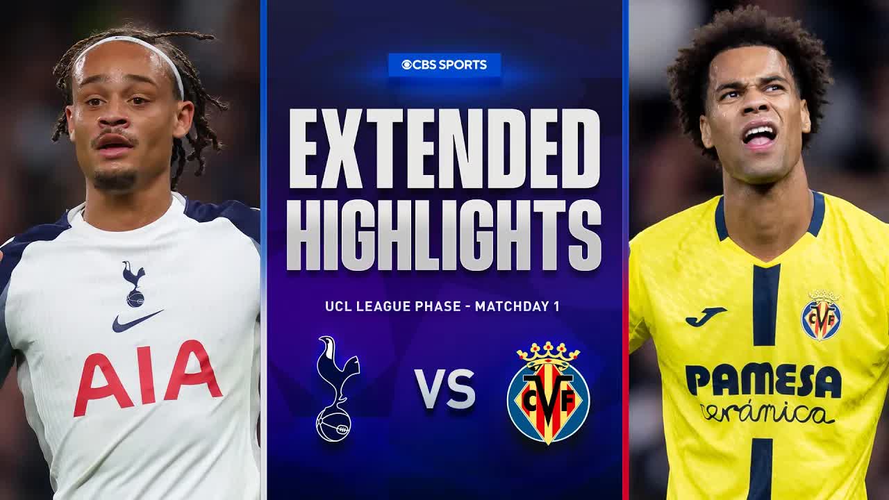 Tottenham vs. Villarreal: Extended Highlights | UCL League Phase MD 1 | CBS Sports Golazo