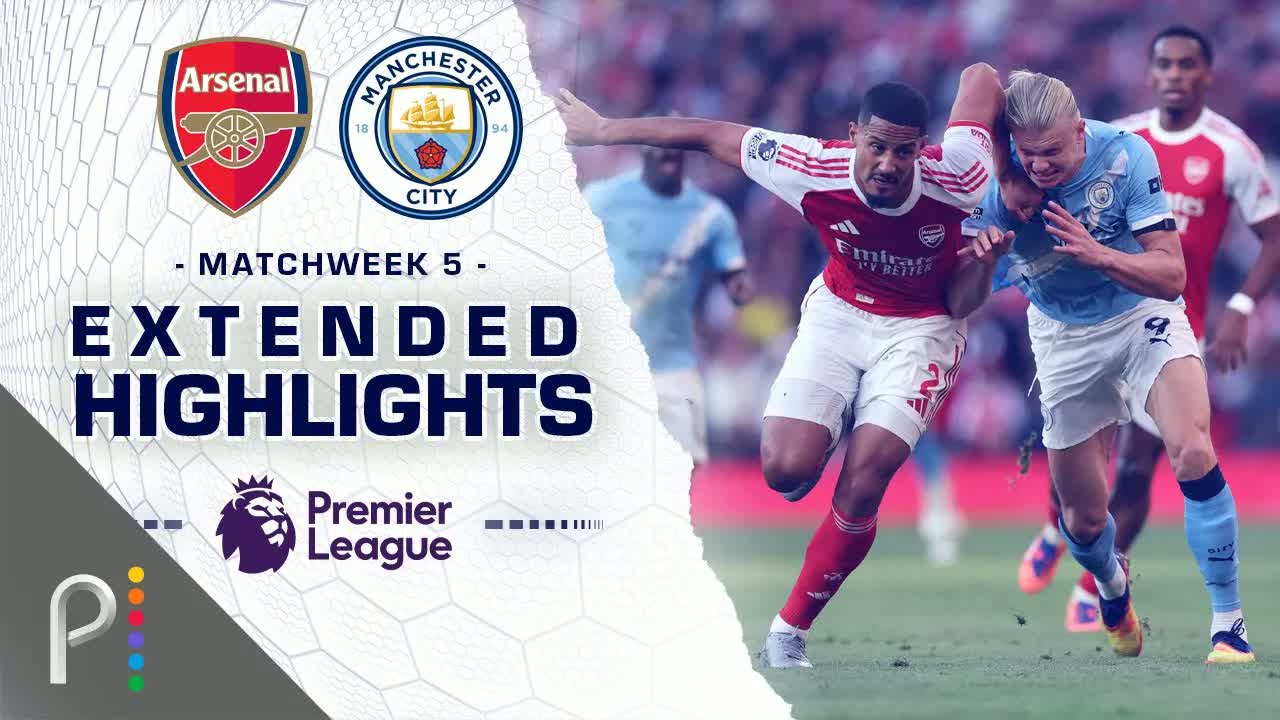 Arsenal v. Manchester City | PREMIER LEAGUE HIGHLIGHTS | 9/21/2025 | NBC Sports