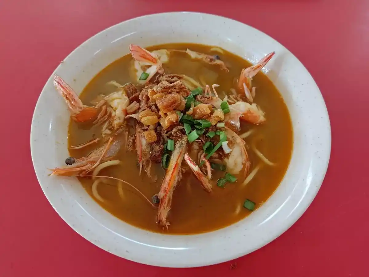Jing Mei Big Prawn Noodle: Prawn Mee Soup