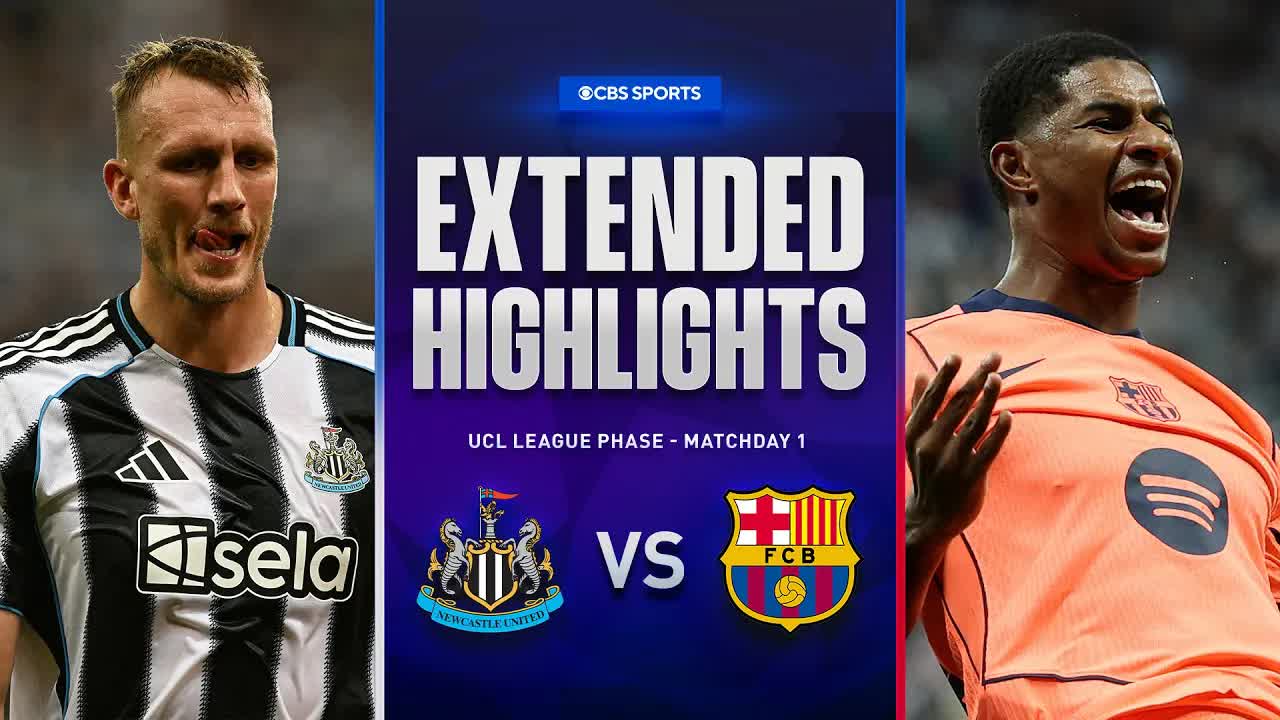 Newcastle United vs. Barcelona: Extended Highlights | UCL League Phase MD 1 | CBS Sports Golazo
