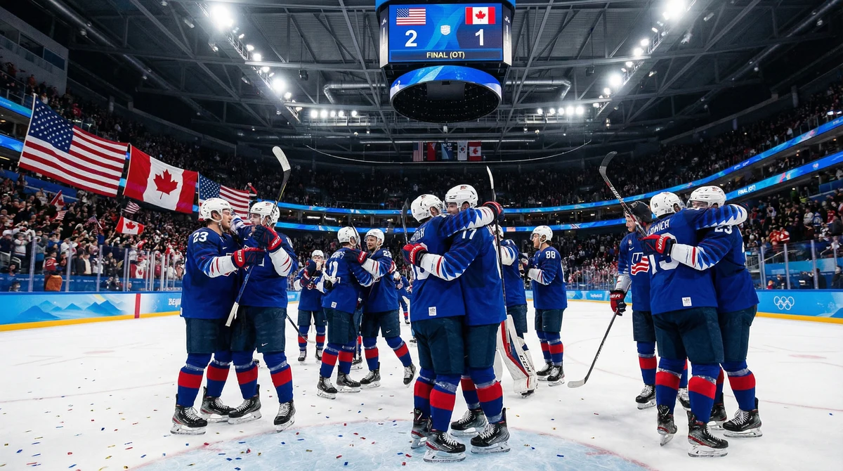 САЩ взеха олимпийското злато по хокей след продължение срещу Канада