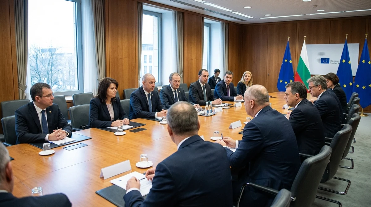 Официална среща на български представители и европейски финансови министри в Брюксел по теми за Еврогрупата и ЕКОФИН