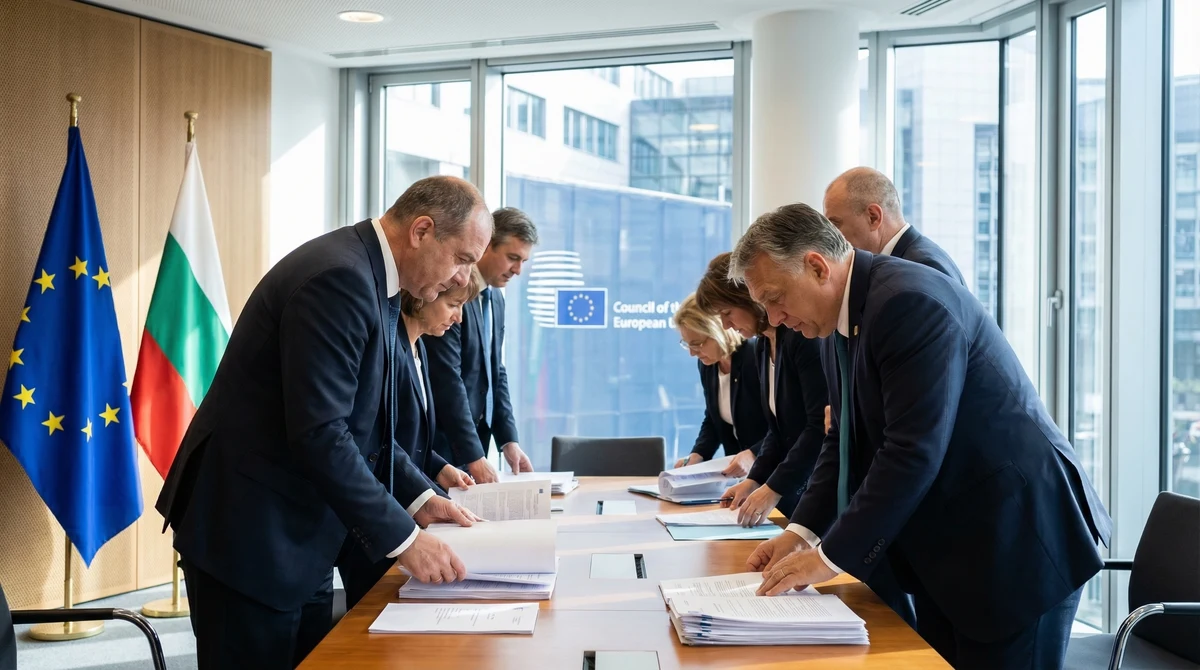 Официална среща на български представители преди заседание на Съвета на ЕС по заетост и социална политика в Брюксел.