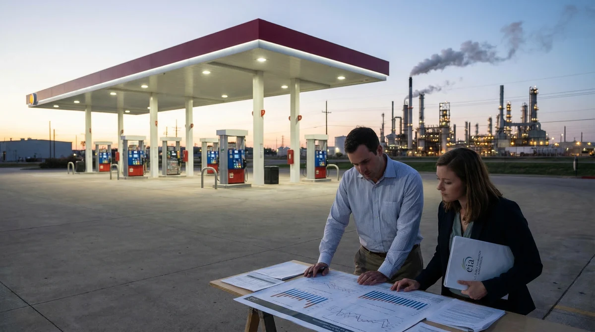 Прогнозата на EIA сочи по-евтин петрол и бензин през 2026 г.