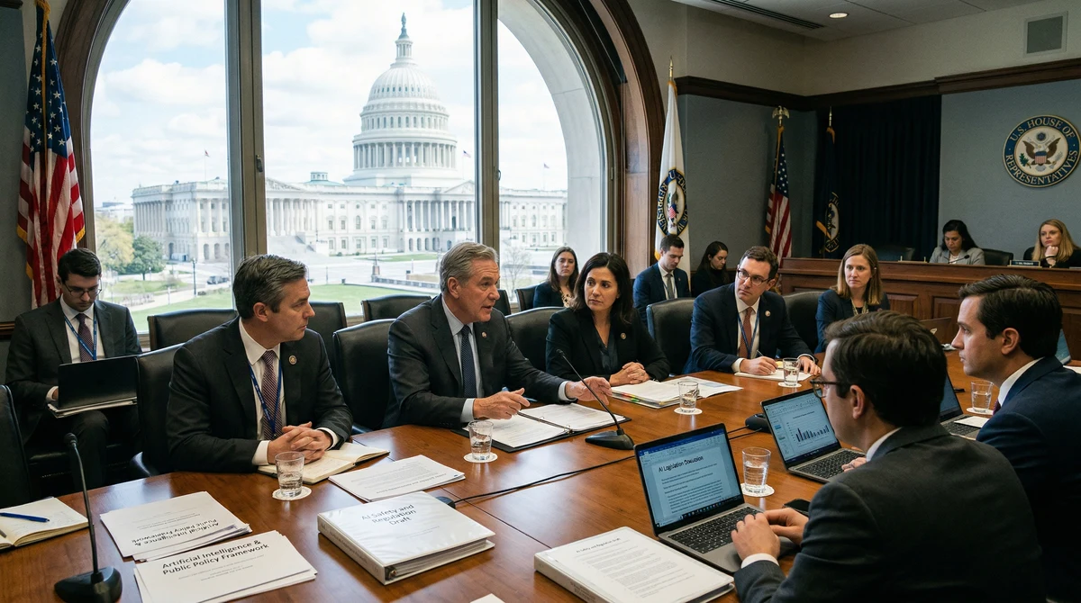 Заседание във Вашингтон по тема за федерално законодателство за изкуствения интелект с изглед към Капитолия