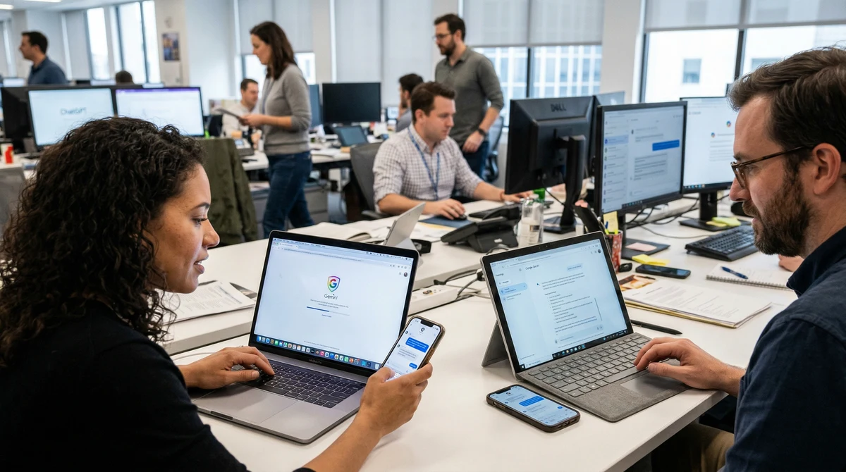 Потребители прехвърлят история на чатове и лични предпочитания към Gemini на телефон и лаптоп.