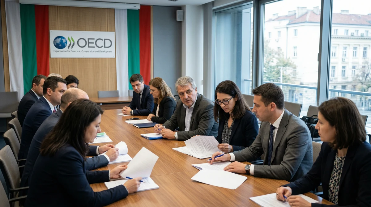 Официална среща в София между държавни представители и експерти по повод прегледа на ОИСР за инвестиционната среда в България