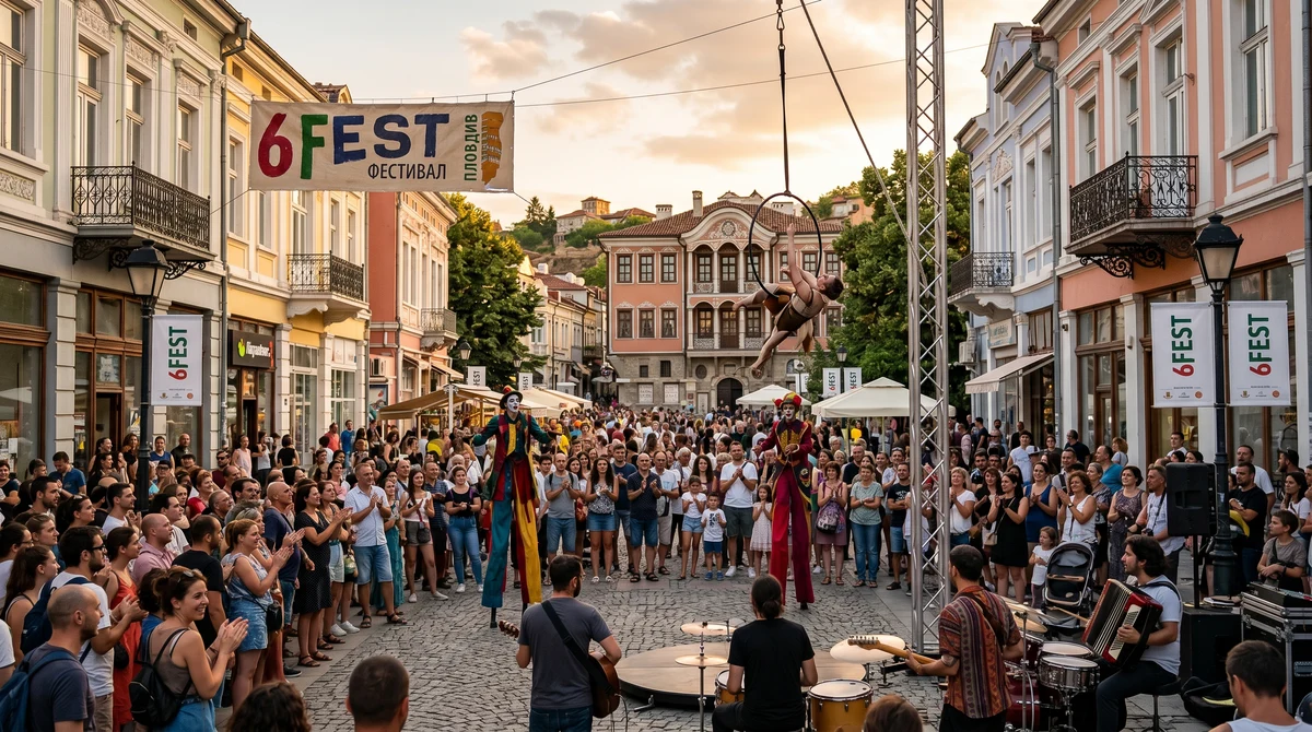 6Fest разширява Пловдив с 7 дни улични изкуства и 16 международни събития