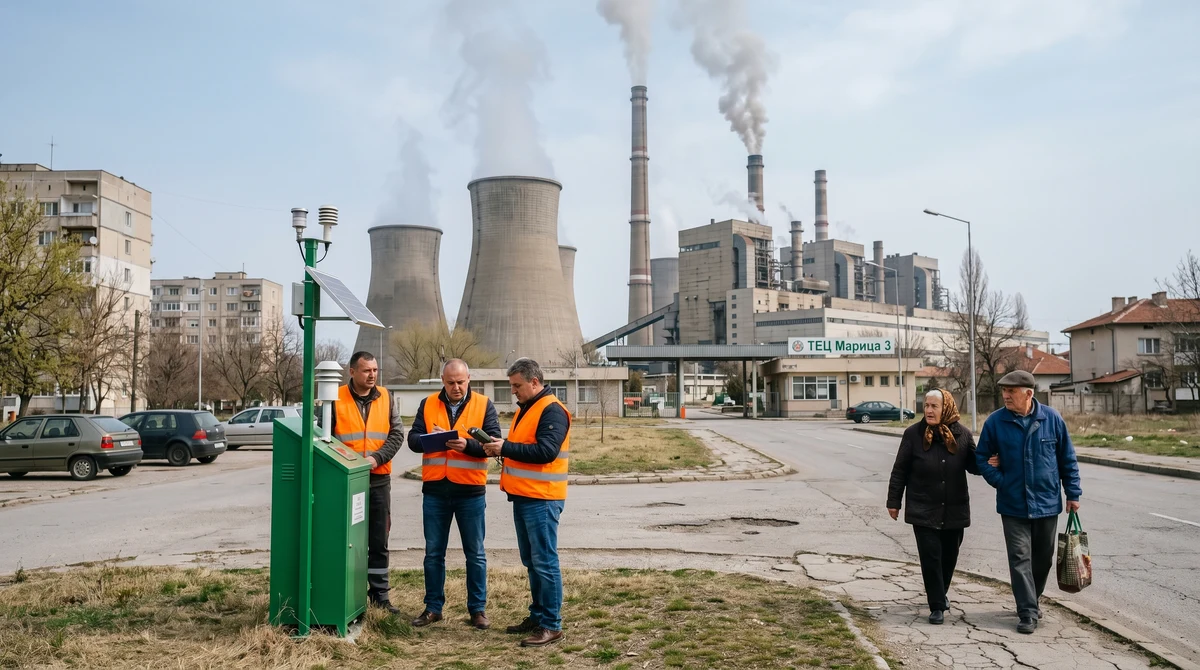 Три дни мръсен въздух в Димитровград доведоха до процедура срещу ТЕЦ „Марица 3“