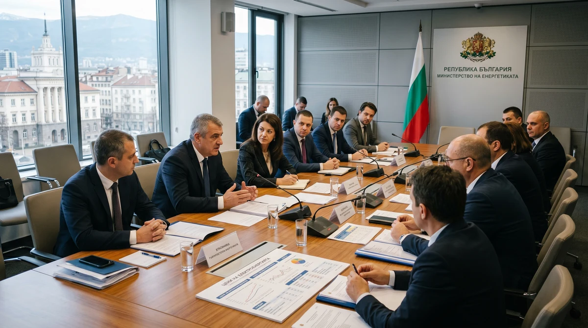 Среща между представители на бизнеса и правителството в София по темата за цените на електроенергията и конкурентоспособността