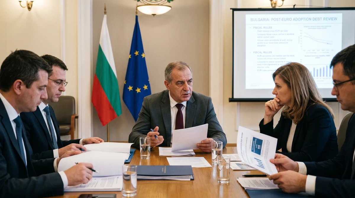 Български институции и финансови документи, свързани с промените в правилата за държавния дълг след влизането в еврозоната.