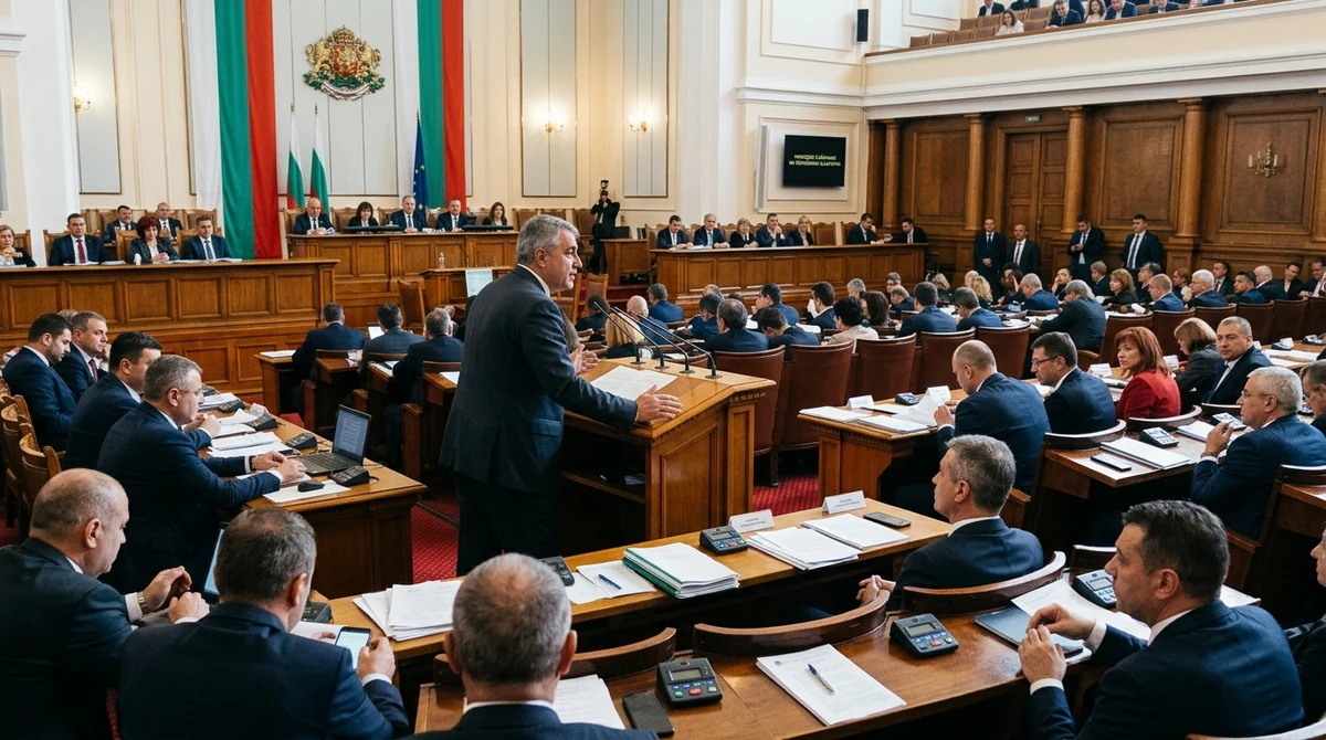 Дебат в пленарната зала за машинното и хартиеното гласуване преди избори в България