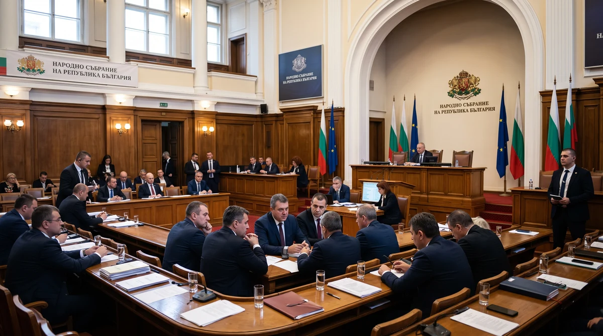 Заседание в Народното събрание по процедурата за избор на председател на ДАНС
