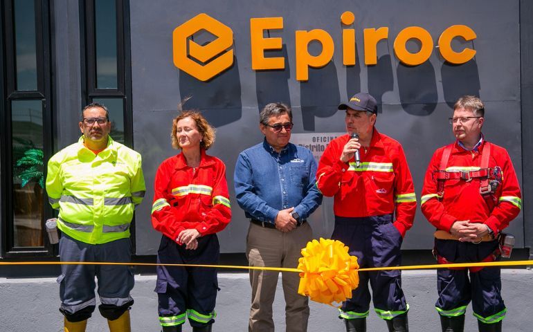 Inaugura CEO de Epiroc instalaciones en Fresnillo