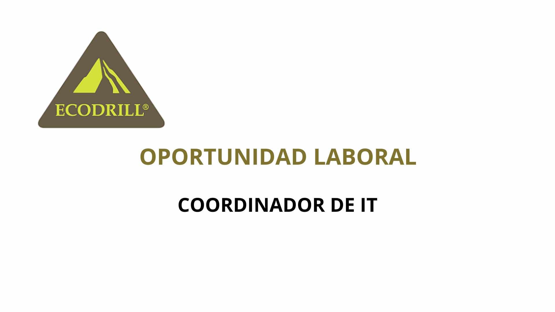Oportunidad Laboral Ecodrill
