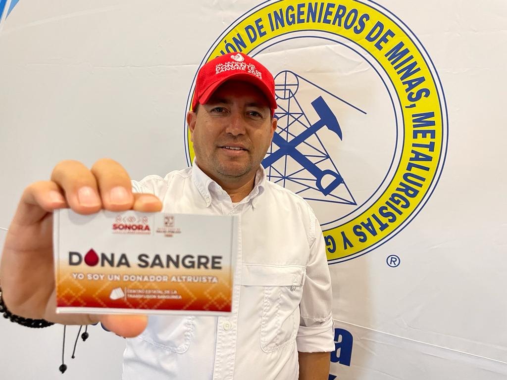 Realiza sector minero de Sonora donación altruista de sangre