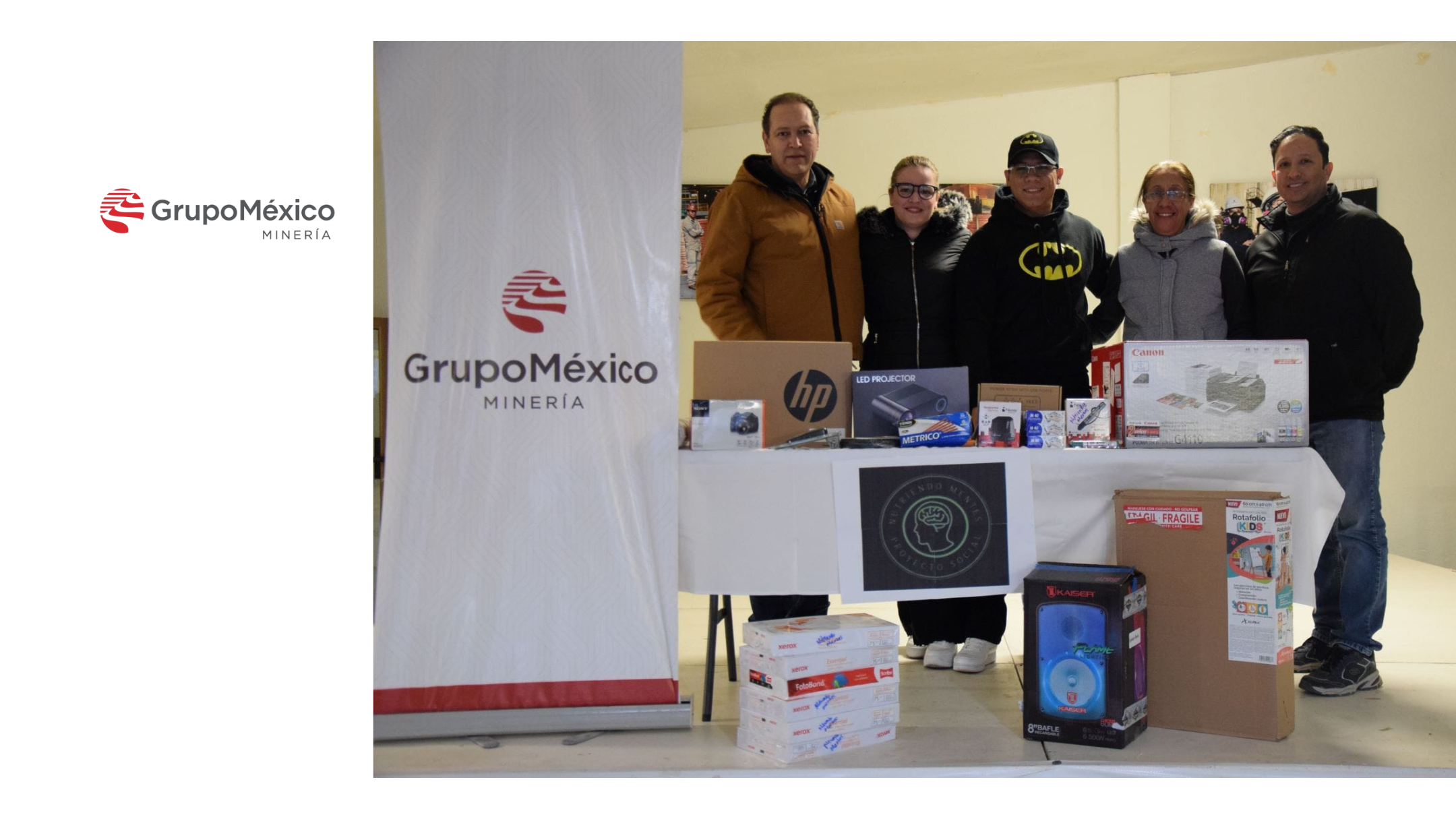 Impulsa Grupo México proyectos sociales en Esqueda