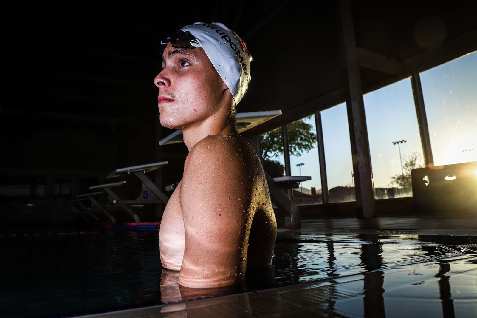 Ayrton Patrón, del Centro Deportivo Tamosura asegura su pase al nacional de natación