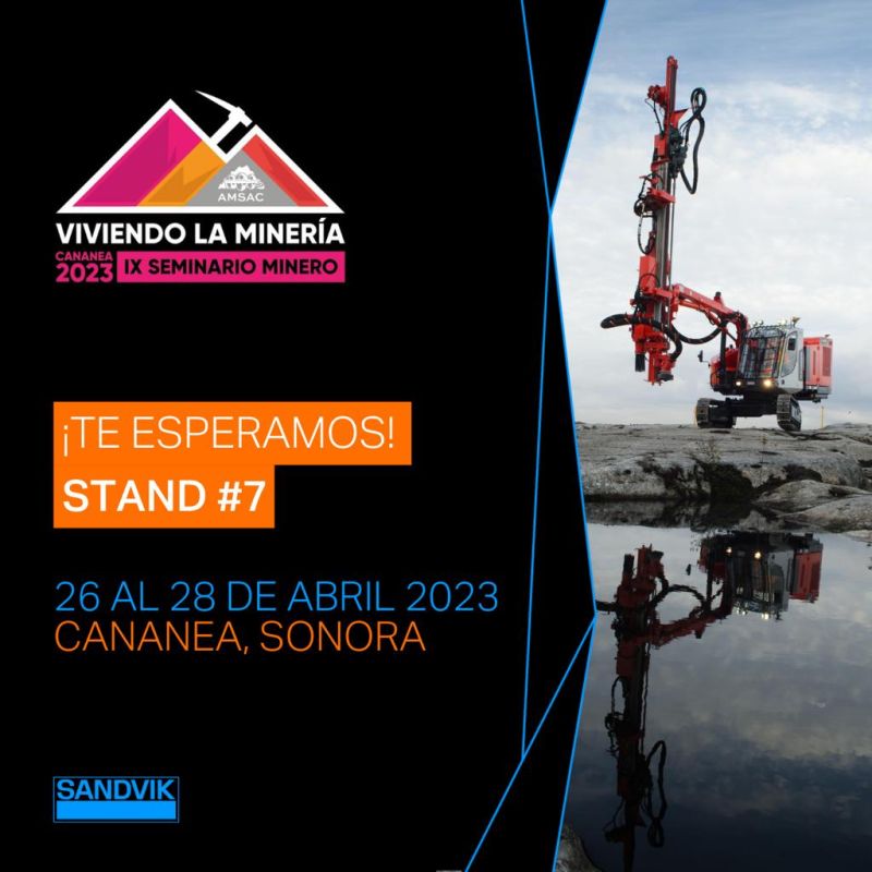 Sandvik México orgulloso patrocinador del IX Seminario Minero AMSAC Cananea 2023