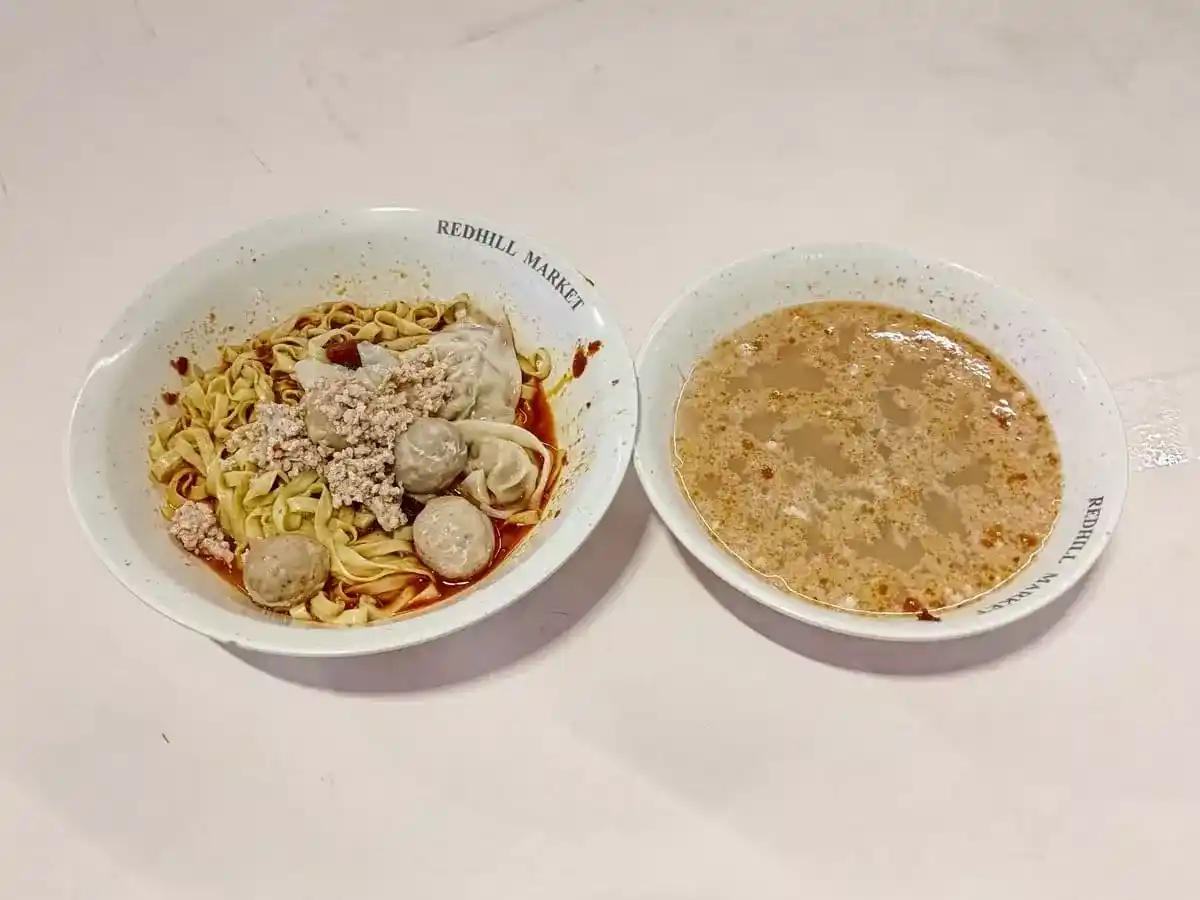 Teo Seng Minced Meat Noodle: Minced Meat Mee Pok & Soup