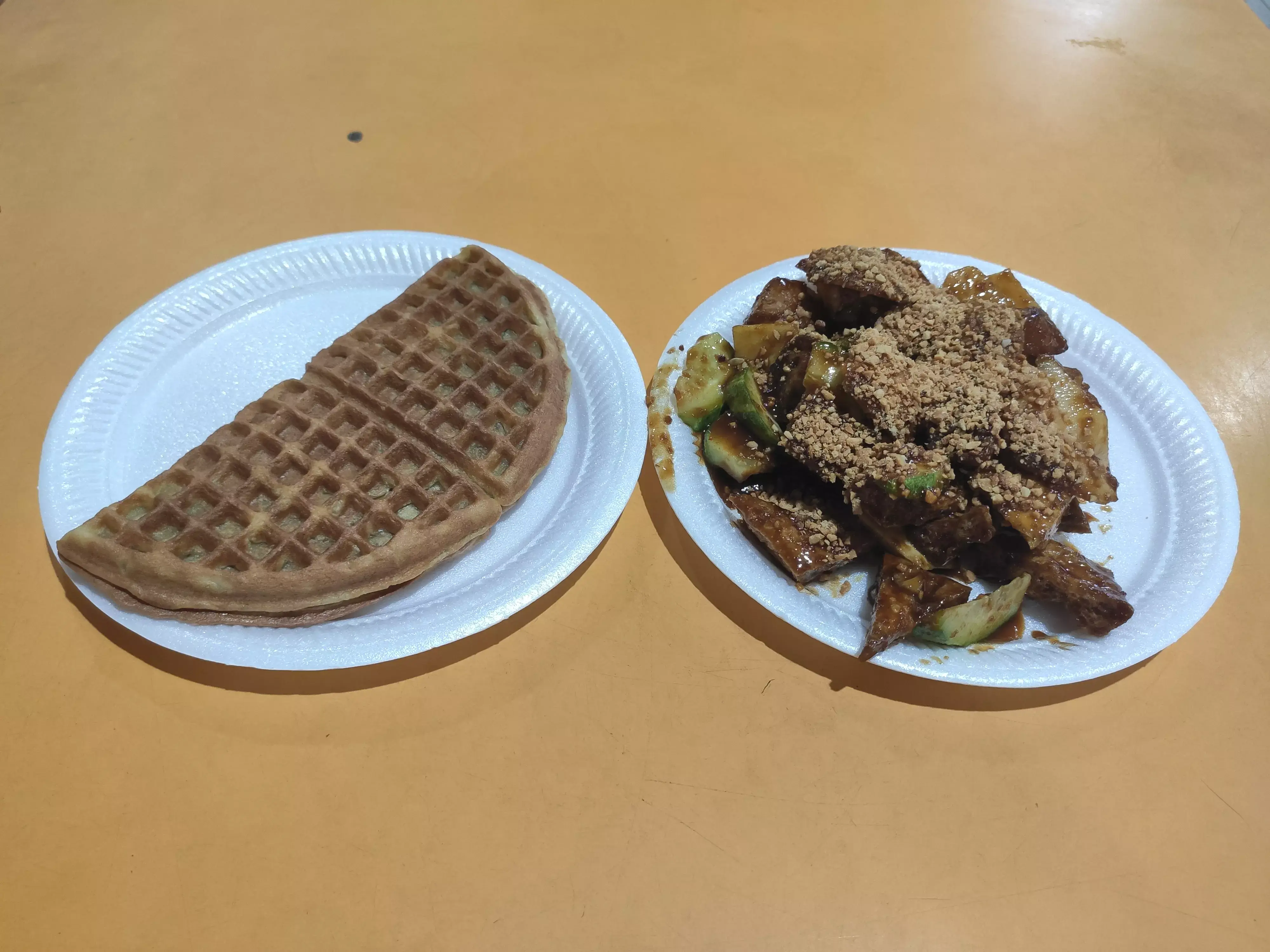 Review: Tekka Rojak Waffle (Singapore)
