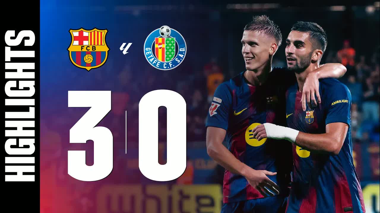 FC BARCELONA 3 vs 0 GETAFE | LALIGA 2025/26 MD05 🔵🔴