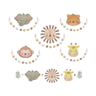 Matrizes de Bordado - Safari Boho