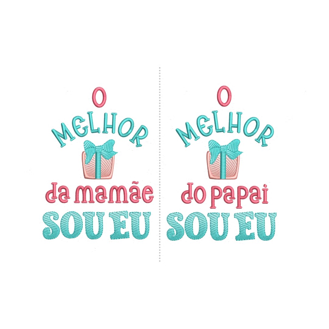Matriz de Bordado - O Melhor Presente Papai
