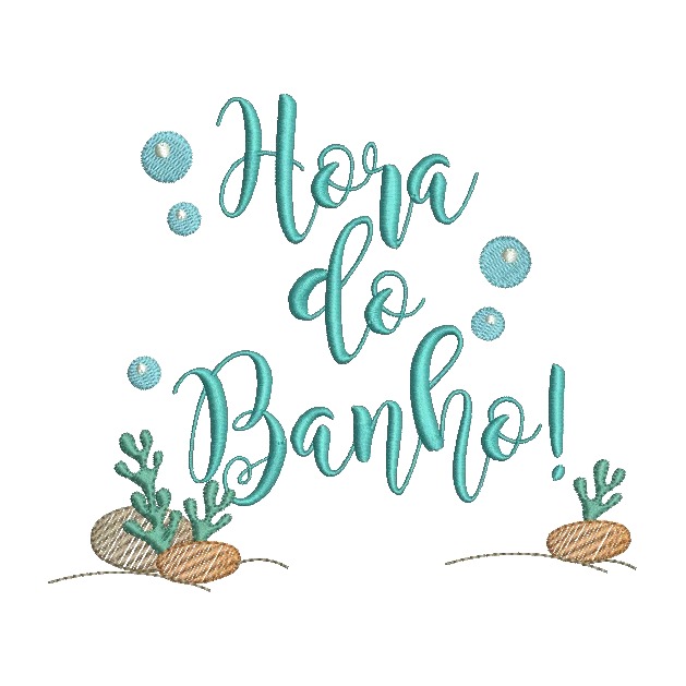 Matrizes de Bordado - Hora do Banho