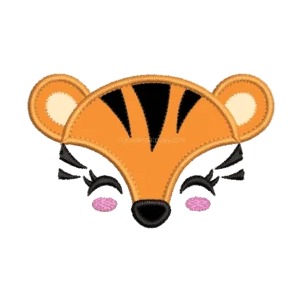 Matriz de Bordado - Face Tigre