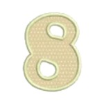 Matriz de bordado Numeral 8