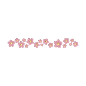 Matriz de Bordado - Florzinhas 18 cm