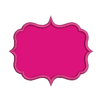 Matriz de Bordado - Moldura em Aplique 8