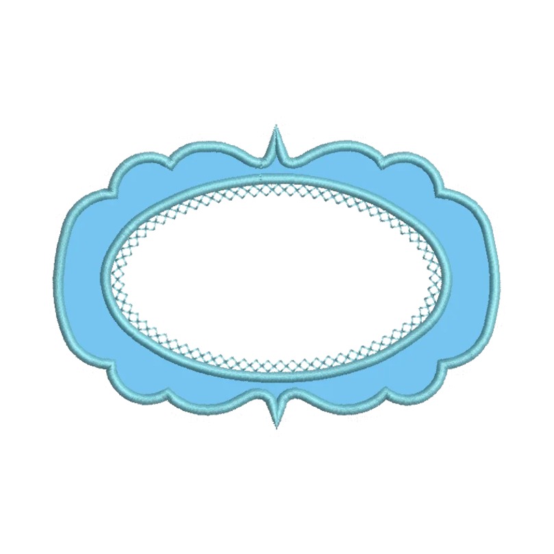 Matriz de Bordado - Moldura Aplique Bordadoleta