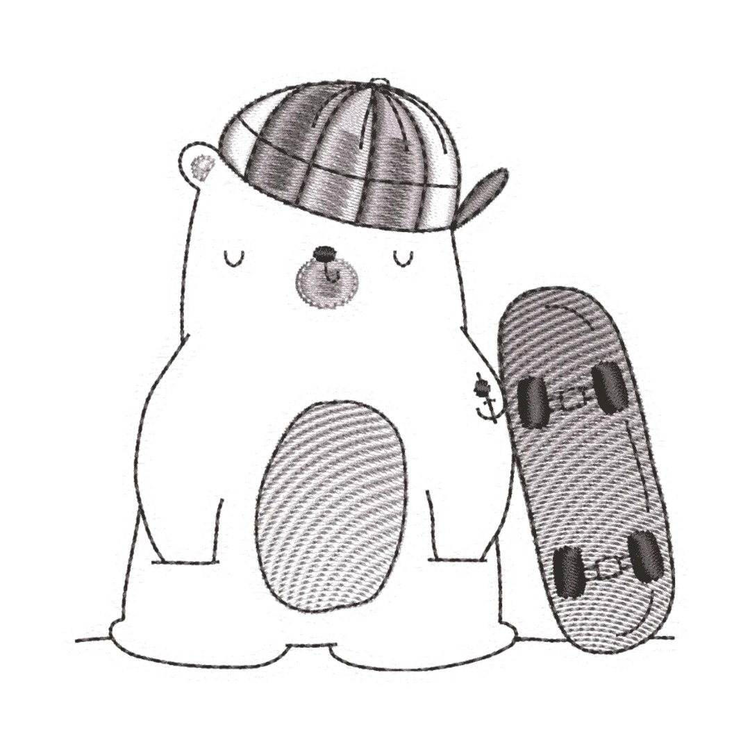 Matriz de Bordado - Urso