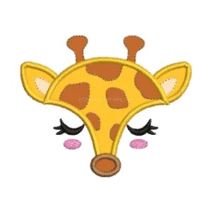 Matriz de Bordado - Face Girafa