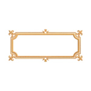 Matriz de Bordado - Moldura 8