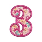 Matriz de Bordado Numeral 3