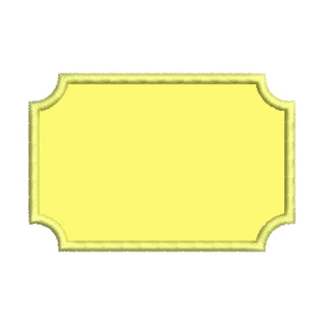 Matriz de Bordado - Moldura em Aplique 4