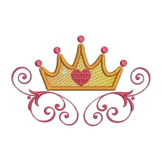 Matriz de Bordado - Coroa