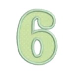 Matriz de Bordado Numeral 6