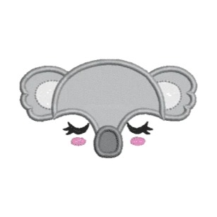 Matriz de Bordado - Face Koala