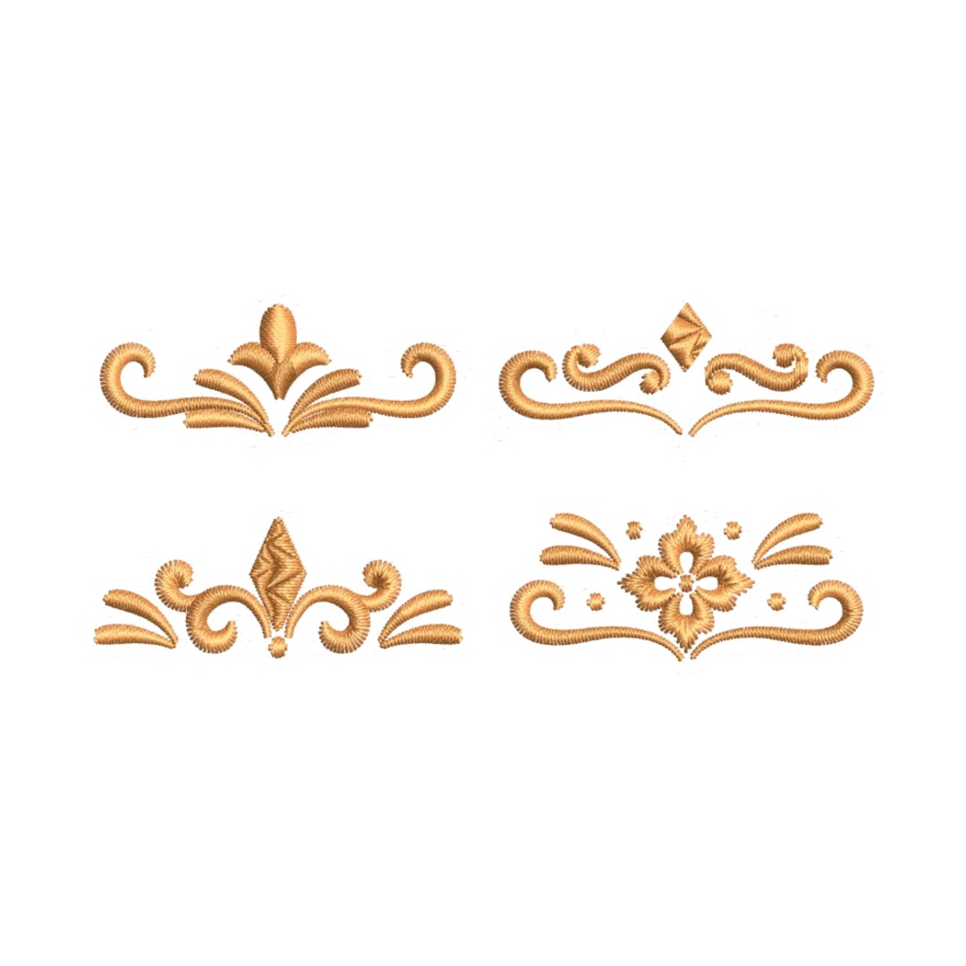 Matrizes de Bordado - Ornamentos 6 - 9