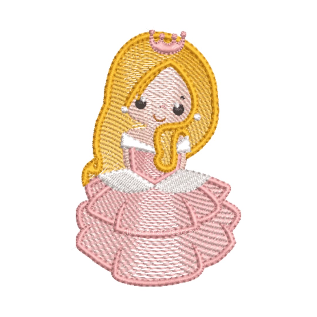 Matriz de Bordado - Princesinha Linda