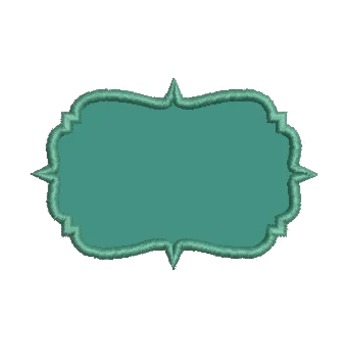 Matriz de Bordado - Moldura em Aplique 6
