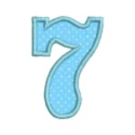 Matriz de Bordado Numeral 7