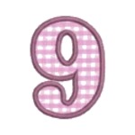 Matriz de Bordado Numeral 9