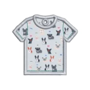 Matriz de Bordado - Chaveiro Camiseta
