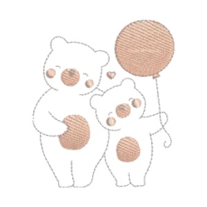 Matriz de Bordado - Mamãe Urso